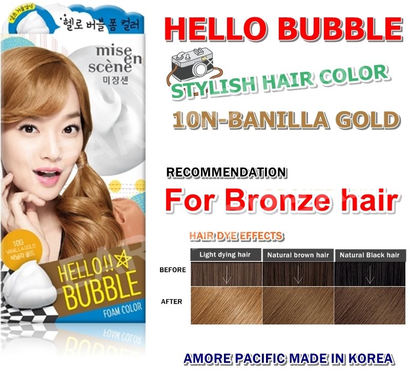 Купить Краска для волос Mise-en-scene AMORE PACIFIC Hello Bubble Blonde ...